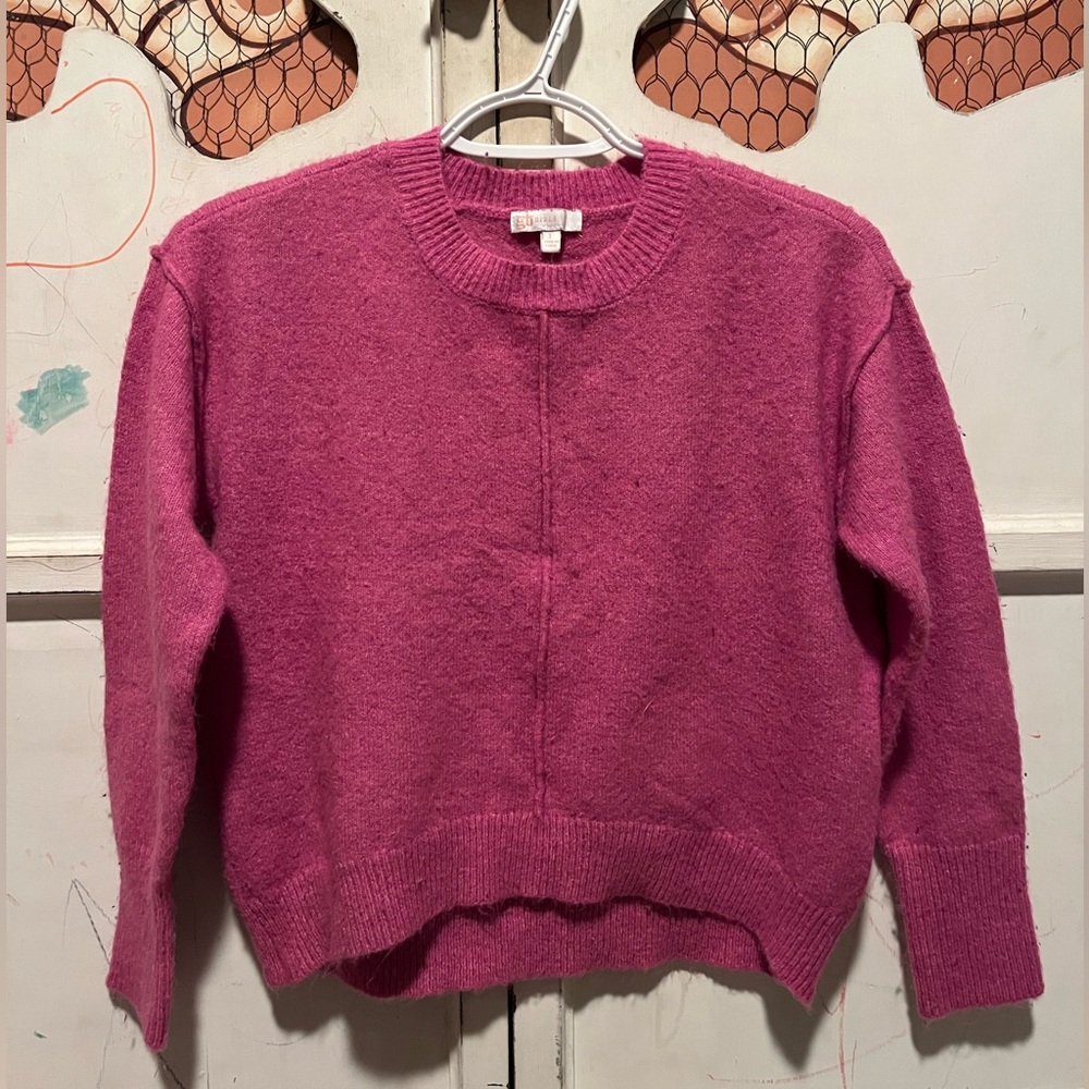 GB girls pink knit sweater